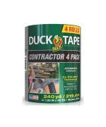 Duck Tape Contractor Grade 188 In X 60 Yd Each In Silver 4 Rolls