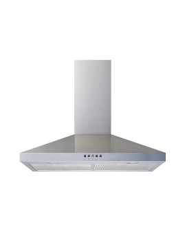 Winflo 30 In Convertible Stainless Steel Wall Mount Range Hood With Aluminum Mesh Filters And Push Button Control