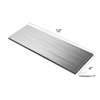 Art3D 4 X 12 Peel And Stick Stainless Steel Metal Tile For Kitchen Subway Backsplash 15 Pack