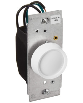 Leviton Trimatron Rotary Dimmer Switch For Dimmable Led Halogen And Incandescent Bulbs Rnl0610Z White