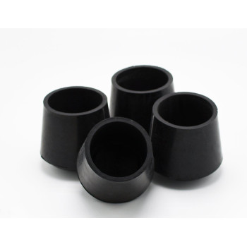 Akoak 4 Pieces Table Chair Rubber Leg Tips Caps 114 Inch Black