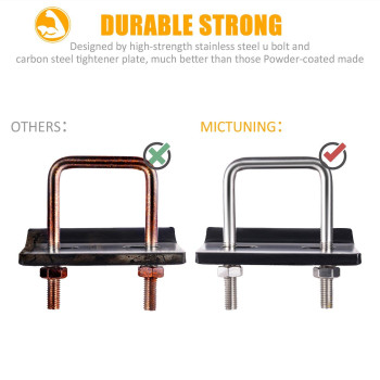 Mictuning Hitch Tightener For 125 Inches And 2 Inches Hitches Heavy Duty Antirattle Stabilizer Reduce Movement From Hitch Tr