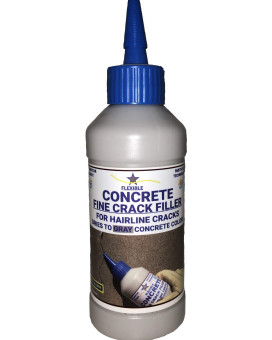 Bluestar Flexible Concrete Hairline Crack Filler Gray Diy No Special Tools Needed Fill Small Cracks In Concrete Driveways