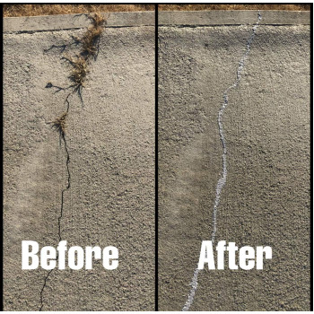 Bluestar Flexible Concrete Hairline Crack Filler Gray Diy No Special Tools Needed Fill Small Cracks In Concrete Driveways