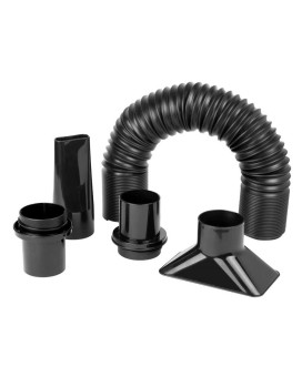 Powertec 70208 Dust Collection Flexible Hose Kit 214 Black