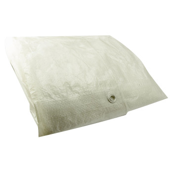 Erickson 57061 White Economy Grade Poly Tarp 8 X 10 1 Pack