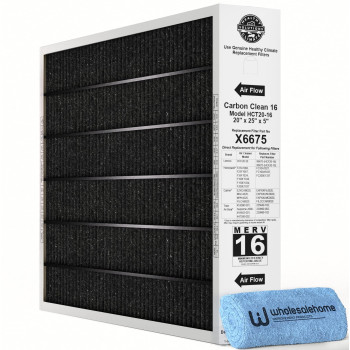 Lennox X6675 20X25X5 Air Filter Lennox Healthy Climate Carbon Clean Merv 16 Home Furnace Filter For Hvac System With Wholesaleh