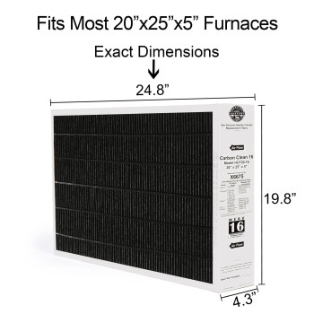 Lennox X6675 20X25X5 Air Filter Lennox Healthy Climate Carbon Clean Merv 16 Home Furnace Filter For Hvac System With Wholesaleh