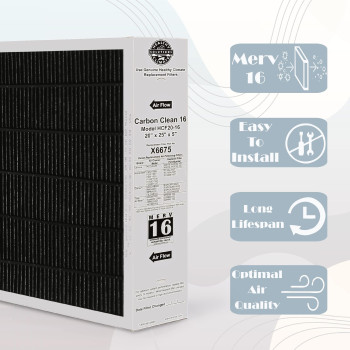 Lennox X6675 20X25X5 Air Filter Lennox Healthy Climate Carbon Clean Merv 16 Home Furnace Filter For Hvac System With Wholesaleh