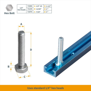 Powertec 71118 24 Inch Doublecut Profile Universal Ttrack With Predrilled Mounting Holes 2 Pack T Track For Woodworking Jigs