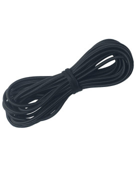 14 X 25 Elastic Bungee Cord Kayak Stretch String Rope Black Shock Cords