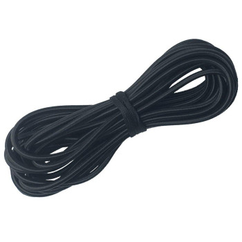 14 X 25 Elastic Bungee Cord Kayak Stretch String Rope Black Shock Cords