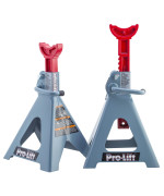 Prolift Heavy Duty 6 Ton Jack Stands Pair Double Locking Pins Handle Lock And Mobility Pin For Auto Repair Shop With Extra