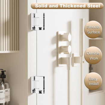 Alise Glass Shower Door Hinges 90 Degree Shower Door Hinges For Glass Doors Heavy Duty Stainless Steel Cabinet Hinges Wall To G