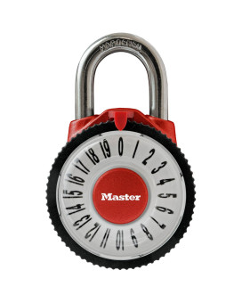 Master Lock 1588D Locker Lock Combination Padlock 1 Pack Magnification Lens Color May Vary