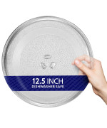 Impresa Replacement Microwave Glass Plate 125 Inches Diameter Microwave Glass Plate Compatible With General Electric Samsun