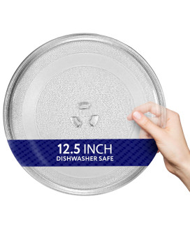 Impresa Replacement Microwave Glass Plate 125 Inches Diameter Microwave Glass Plate Compatible With General Electric Samsun