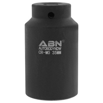 Abn Axle Nut Socket 35Mm 12In Drive 6 Point Universal For All Vehicle 6Pt Installation Removal Repair