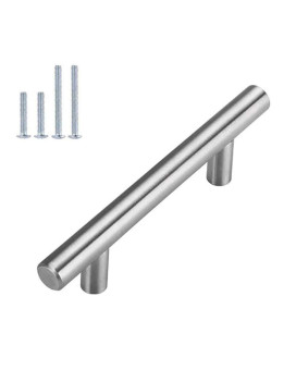 Homdiy 20 Pack Cabinet Pulls Modern Drawer Pulls Hd201Sn Cabinet Hardware Stainless Steel Cabinet Handles 10In Hole Centers Roun