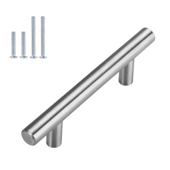 Homdiy 20 Pack Cabinet Pulls Modern Drawer Pulls Hd201Sn Cabinet Hardware Stainless Steel Cabinet Handles 10In Hole Centers Roun