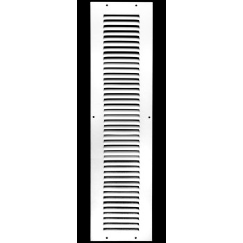 4 X 30 Return Air Grille Sidewall And Ceiling Hvac Vent Duct Cover Diffuser White Outer Dimensions 575W X 3175