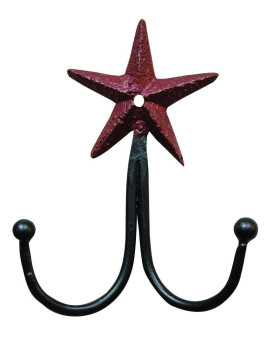 Cwi Gifts 5 X 35 Cast Iron Star Double Hook