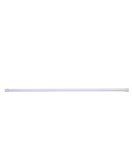 Design House 564195 Classic Adjustable 51 To 86Inch Shower Rod For Bathroom White