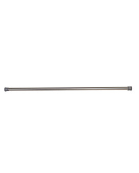 Design House 564179 Classic Adjustable 36 To 63Inch Shower Rod For Bathroom Bone