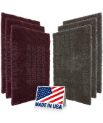 Canopus Scuff Pads 3 Maroon Very Fine 7447 And 3 Gray Ultra Fine 7448 6 X 9 Abrasive Hand Sanding Pads Surface Paint Pre