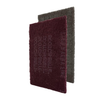 Canopus Scuff Pads 3 Maroon Very Fine 7447 And 3 Gray Ultra Fine 7448 6 X 9 Abrasive Hand Sanding Pads Surface Paint Pre