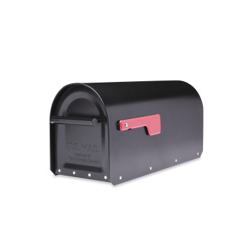 Architectural Mailboxes 5560Br10 Architectural Mailboxes Sequoia Post Mount Mailbox Large Black