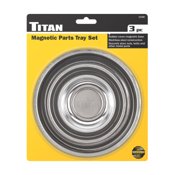 Titan 21260 3 Piece Magnetic Parts Tray Set