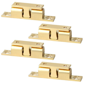 Alise Double Ball Tension Roller Catch Latch For Cabinet Closet Furniture Doors 67Mm Solid Brass Adjustable Door Catches Hard