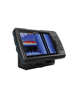 Garmin Striker 7Sv With Transducer 7 Gps Fishfinder With Chirp Traditional Clearvu And Sidevu Scanning Sonar Transducer And