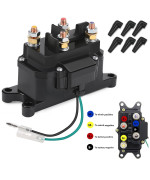 Kansmart Winch Solenoid Relay Contactor 12V 250A Winch Relay Thumb Truck For Atv Utv Boat 4X4 Vehicles 30005000Lbs Winch With 6