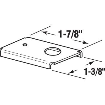 Primeline Mp7192 Bifold Door Repair Bracket For 138 In Door 4 Pack