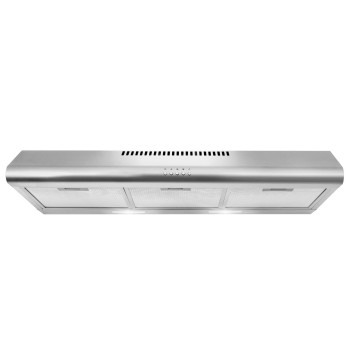 Cosmo Cos5Mu36 Under Cabinet Range Hood Ductless Convertible Duct Slim Kitchen Stove Vent With 3 Speed Exhaust Fan Reusable