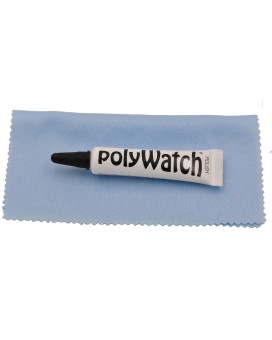 New Polywatch Plastic Crystal Glass Polish Scratch Remover Repair Tool Set With Cloth