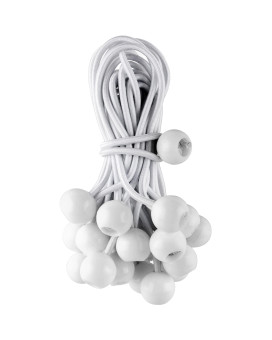 Ehomea2Z Ball Bungee Cords 25 Pack 6Inch Diameter Bungee Balls For Canopy Net Posts Garden Tools Cords 5Mm Weatherresist