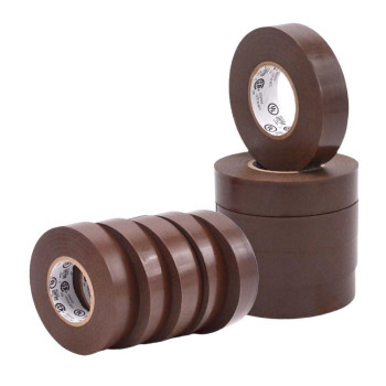 Wod Etc766 Professional Grade General Purpose Brown Electrical Tape Ulcsa Listed Core Vinyl Rubber Adhesive Electrical Tape 3