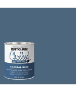 Rustoleum Chalked Ultra Matte Coastal Blue Waterbased Chalk Paint 30 Oz