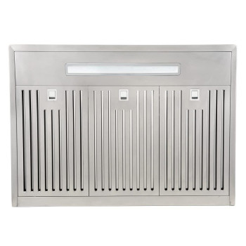 Vesta 800Cfm 30 Stainless Steel Wall Mounted Range Hood 6 Speeds Touch And Gesture Control 6 Top Round Vent Reusable Baffle