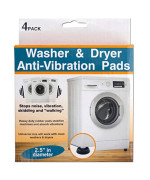 Washer And Dryer Antivibration Slipresistant Pads 4 Piece Set