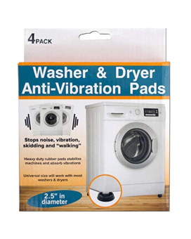 Washer And Dryer Antivibration Slipresistant Pads 4 Piece Set