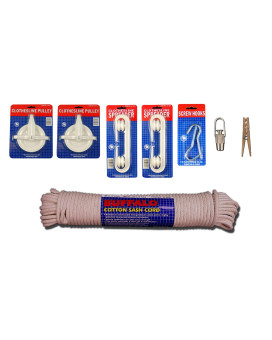 Tw Evans Cordage Co Ck1 100 Foot Premium Clothesline Kit