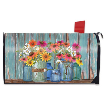 Briarwood Lane Farm Fresh Flowers Spring Large Mailbox Cover Oversized