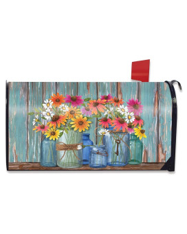 Briarwood Lane Farm Fresh Flowers Spring Magnetic Mailbox Cover Floral Standard