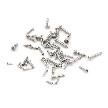 Hvazi 12 Kinds M1 M12 M14 M17 304 Stainless Steel Phillips Rounded Head Small Self Tapping Screws Assortment Kit