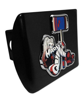 Harley Quinn Black Metal Hitch Cover