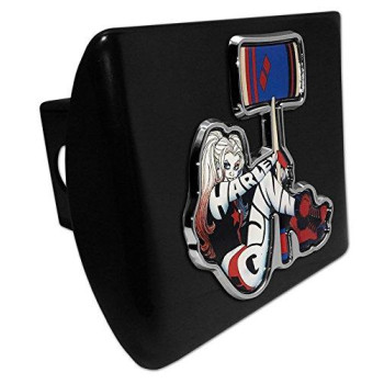 Harley Quinn Black Metal Hitch Cover